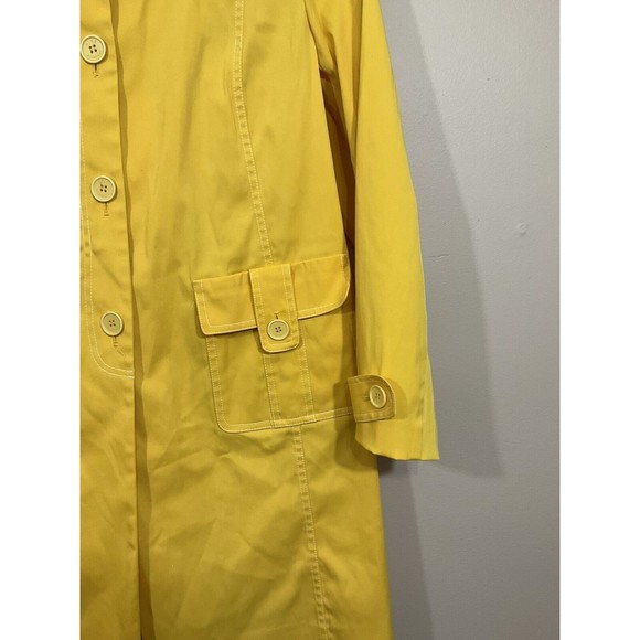 VTG Nine & Company Womens Jacket 14 Yellow 90s Y2K Preppy Coastal Minimalist - Picture 3 of 5